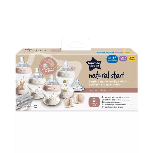Tommee Tippee Closer to Nature Newborn Starter Kit | 9pcs