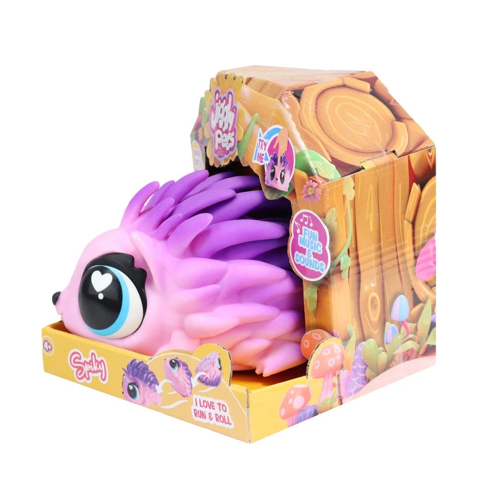 Jiggly Pets - Spike the Hedgehog, Pink | 4Y+ Jiggly Pets - Spike the Hedgehog, Pink | 4Y+