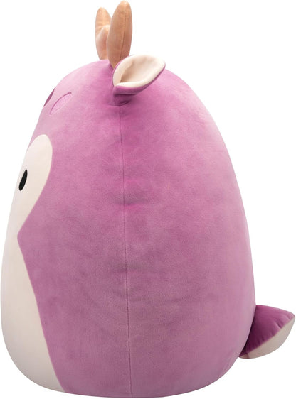 Squishmallows - Large Plush 16" Plum Fawn W/White Belly