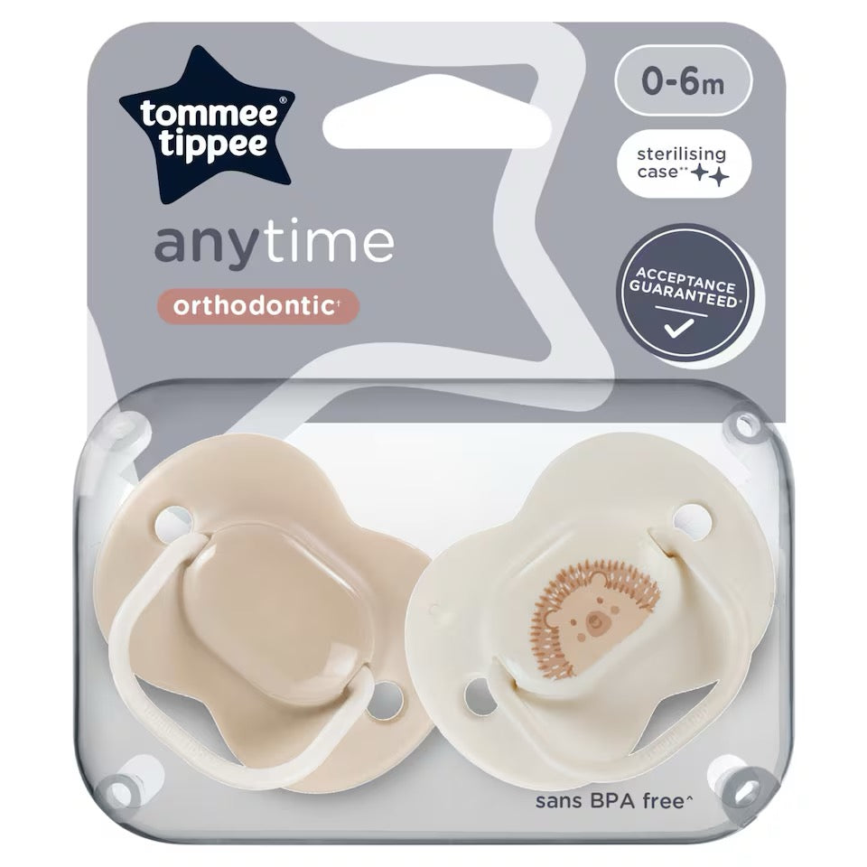 Tommee Tippee - Anytime Soothers "Kind" 0-6m | 2 Pack
