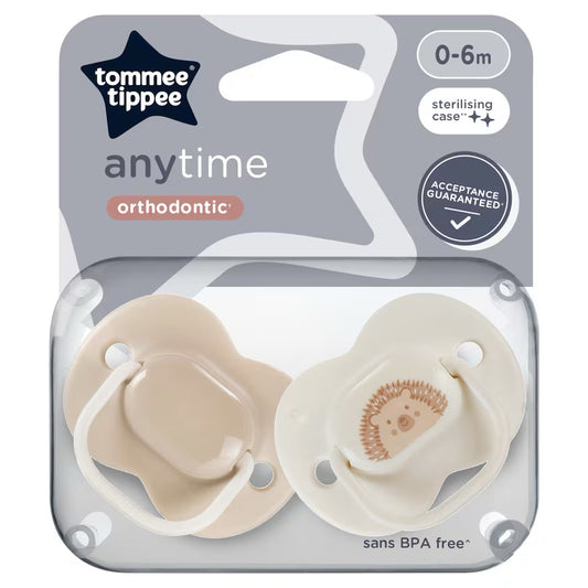 Tommee Tippee - Anytime Soothers "Kind" 0-6m | 2 Pack