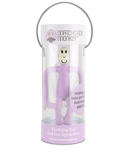 Matchstick Monkey - Lilac Teething Toy and Gel Applicator