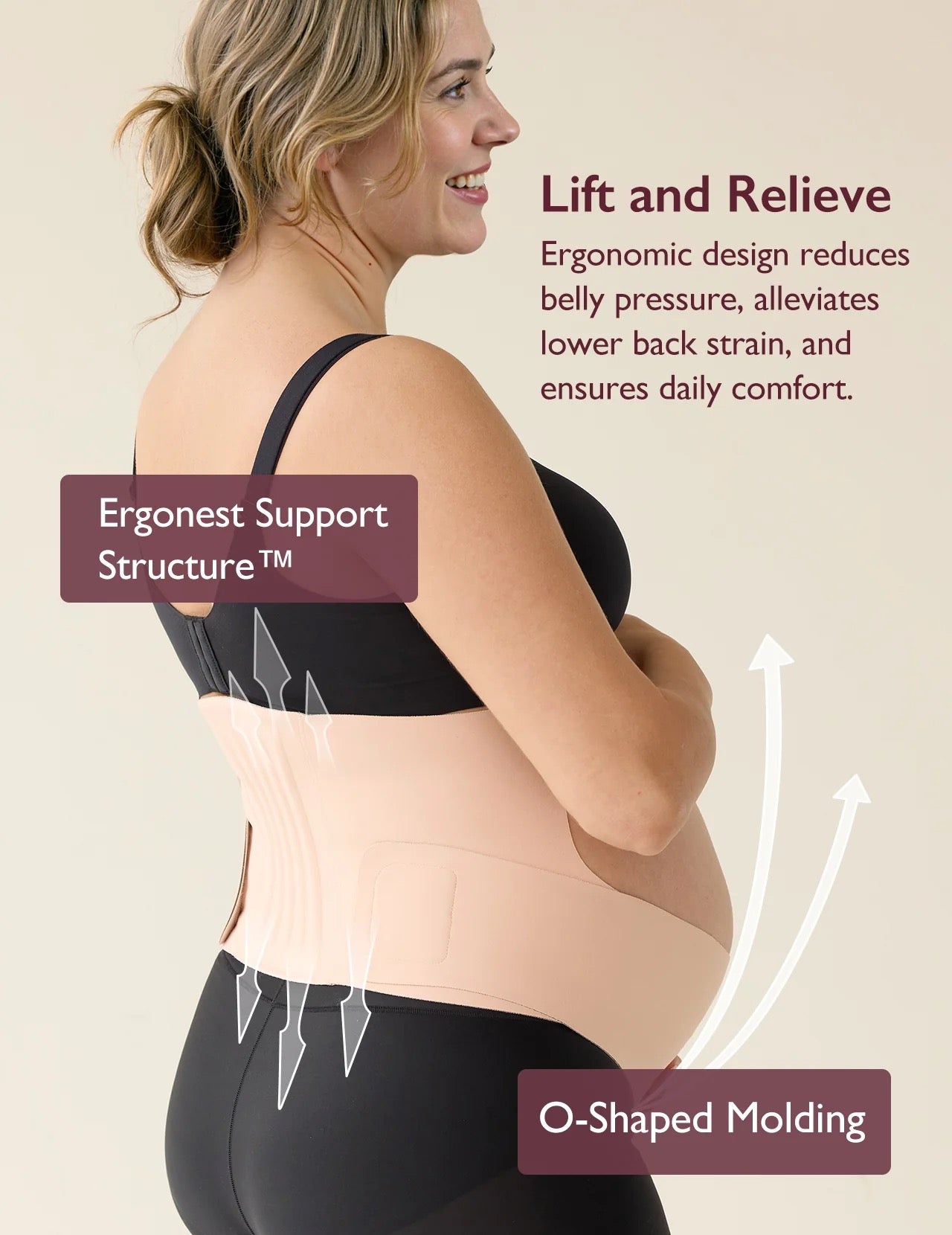 Momcozy - Ergonest Maternity Belly Band | Large