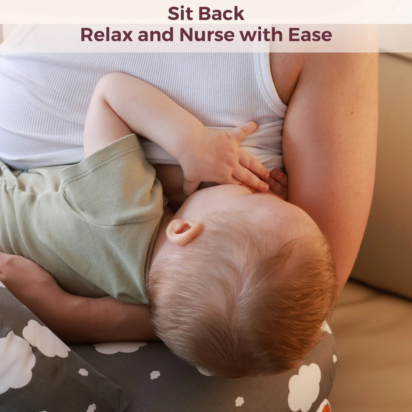 Momcozy - Adjustable Nursing Pillow | Grey Momcozy - Adjustable Nursing Pillow | Grey