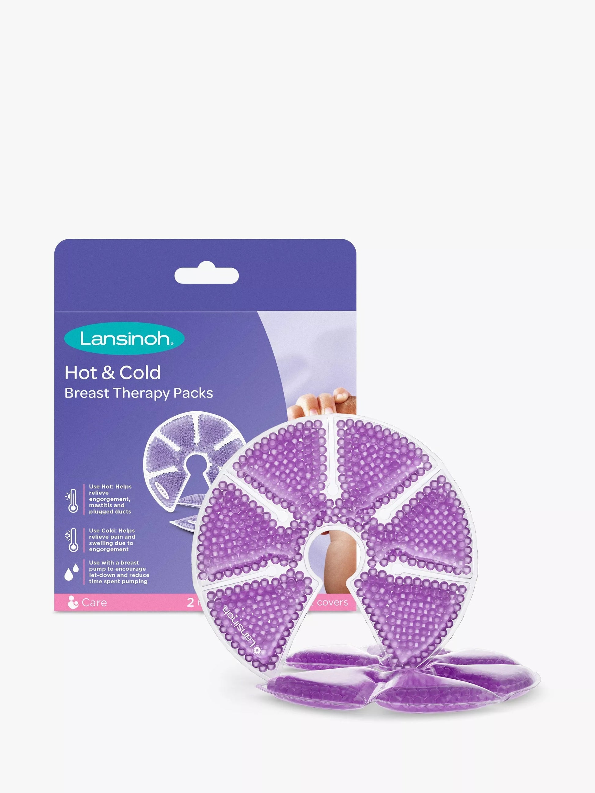 Lansinoh - Hot & Cold Breast Therapy Packs | Pack of 2 Lansinoh - Hot & Cold Breast Therapy Packs | Pack of 2