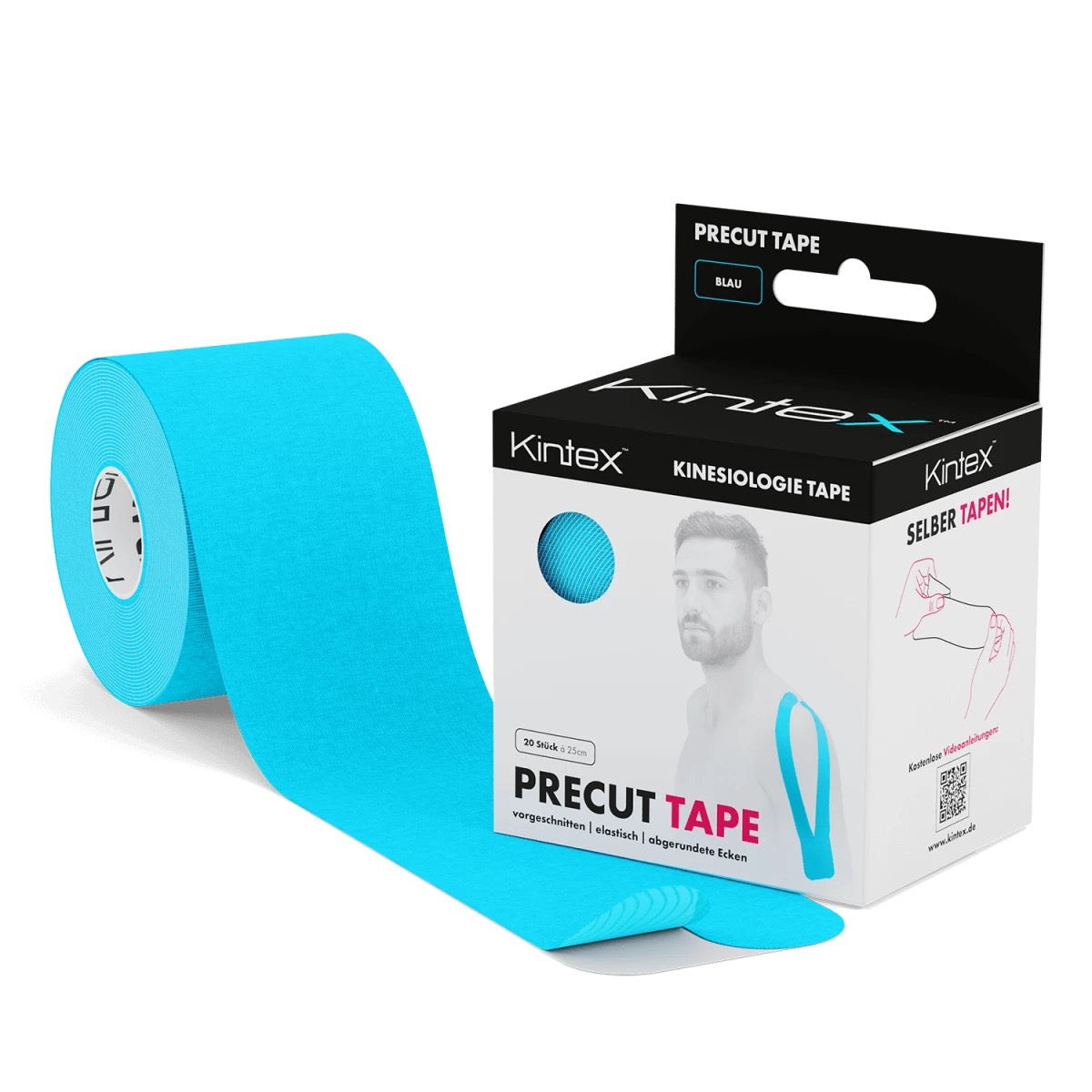 Kintex - Precut Kinesiology Tape 20 Strips 25cm x 5cm — BambiniJO Jordan