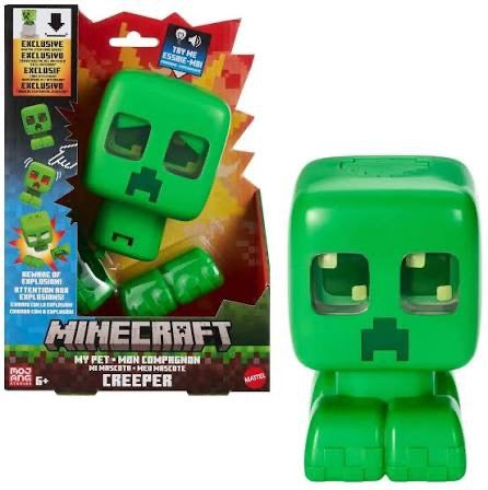 Minecraft - My Pet Creeper Interactive Toy with Lights & Sounds