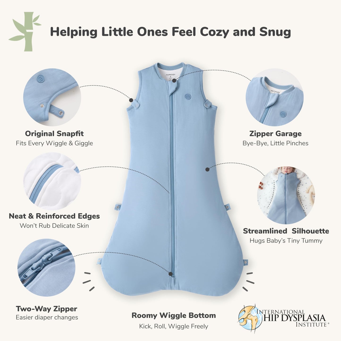 Momcozy - SB011 Sleeping Bag | Blue, Size S