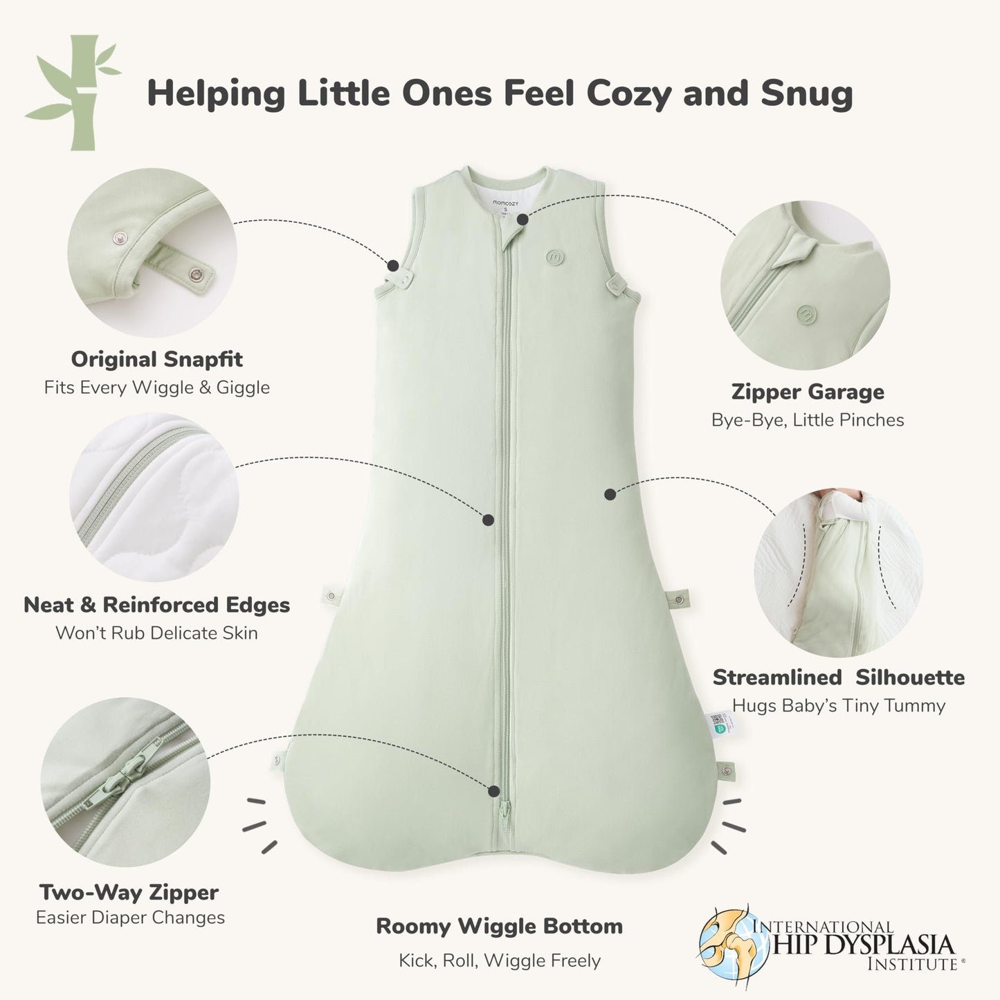 Momcozy - SB011 Sleeping Bag | Green, Size S