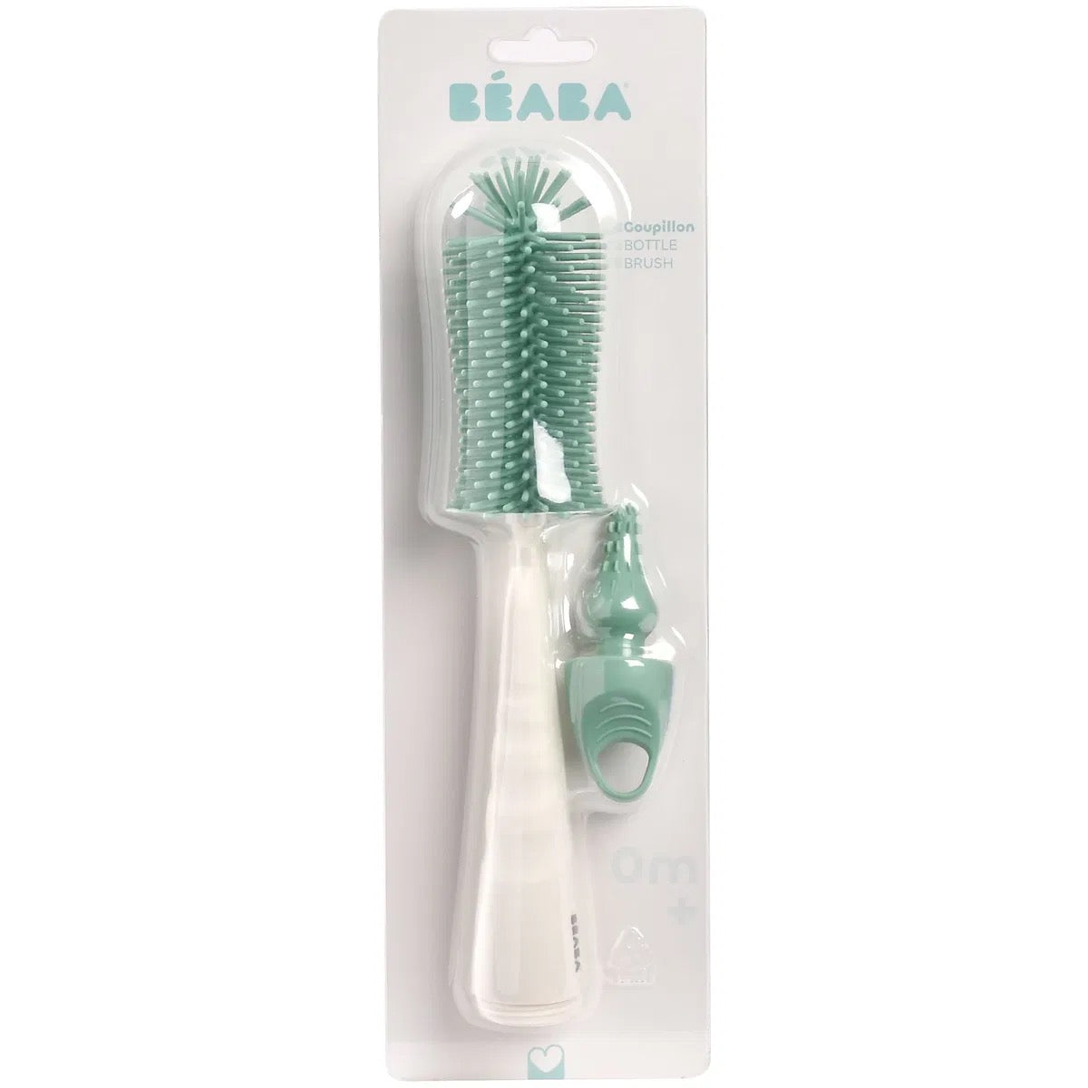 Beaba - Silicone Bottle Brush Sage Green