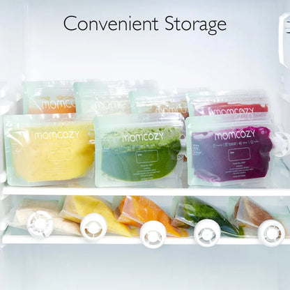 Momcozy - 10 Reusable Baby Food Pouches | 100ml