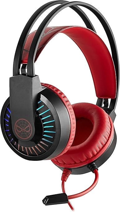 Disney - Kids Gaming Corded Headphones with Mic | Spider Man | 3Y+
