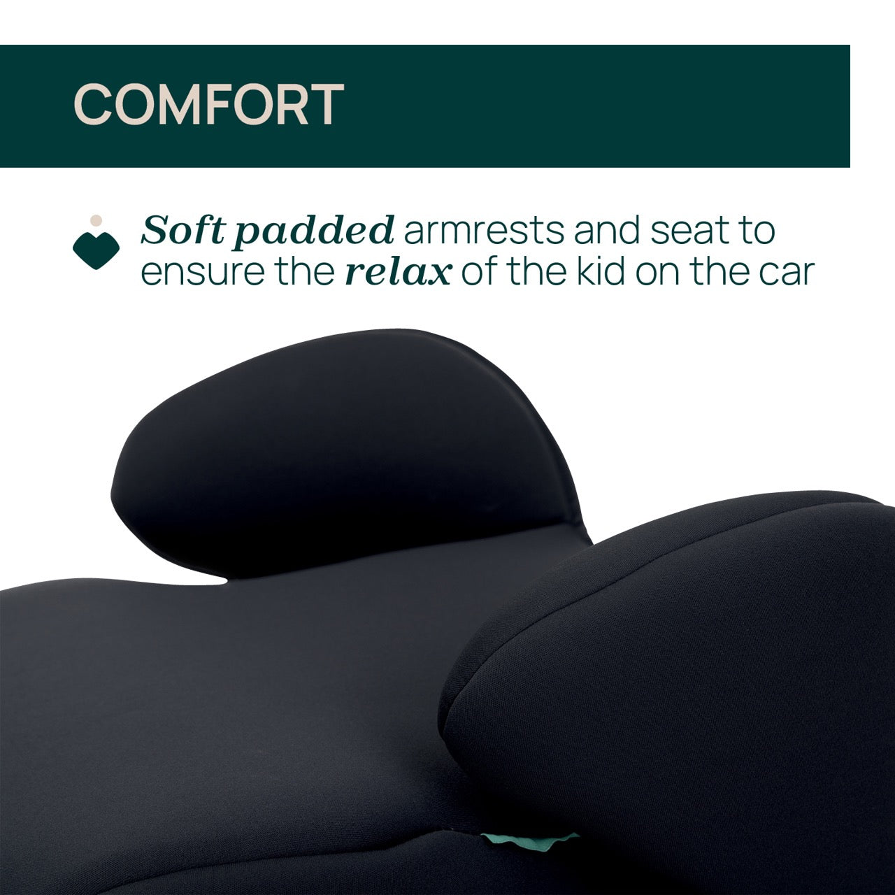 Chicco - QUASAR I-SIZE Booster Car Seat | Black