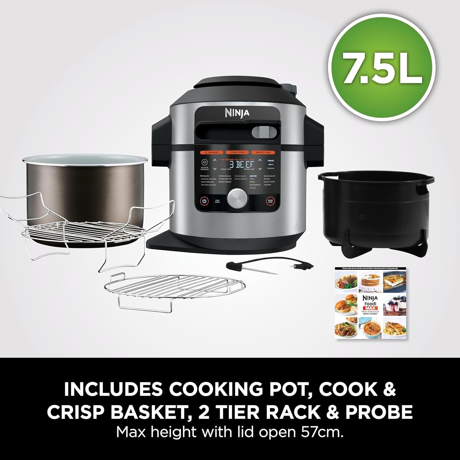 Ninja - Foodi MultiCooker 7.5L | 1760 W | 9 Programs Ninja - Foodi MultiCooker 7.5L | 1760 W | 9 Programs