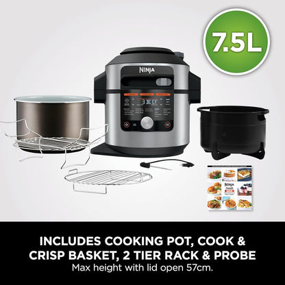 Ninja - Foodi MAX 15-in-1 SmartLid Multi-Cooker with Smart Cook System | 7.5L