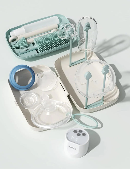 Momcozy 7 in 1 Bottle Brush + Rack Set — BambiniJO Jordan