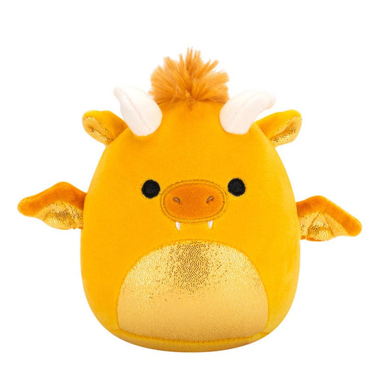 Squishmallows - Little Plush 5" Mister the Orange Dragon with Sparkle Belly