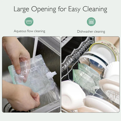 Momcozy - 10 Reusable Baby Food Pouches | 100ml