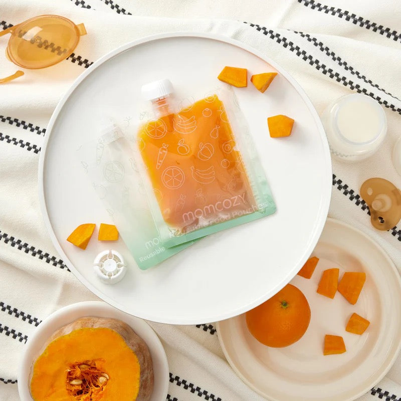 Momcozy - 10 Reusable Baby Food Pouches | 100ml