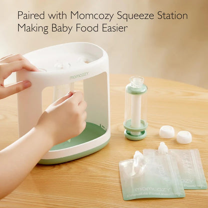 Momcozy - 10 Reusable Baby Food Pouches | 100ml