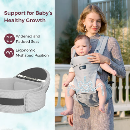 Momcozy - 2-in-1 AIR Hip Seat Carrier | Air Mesh