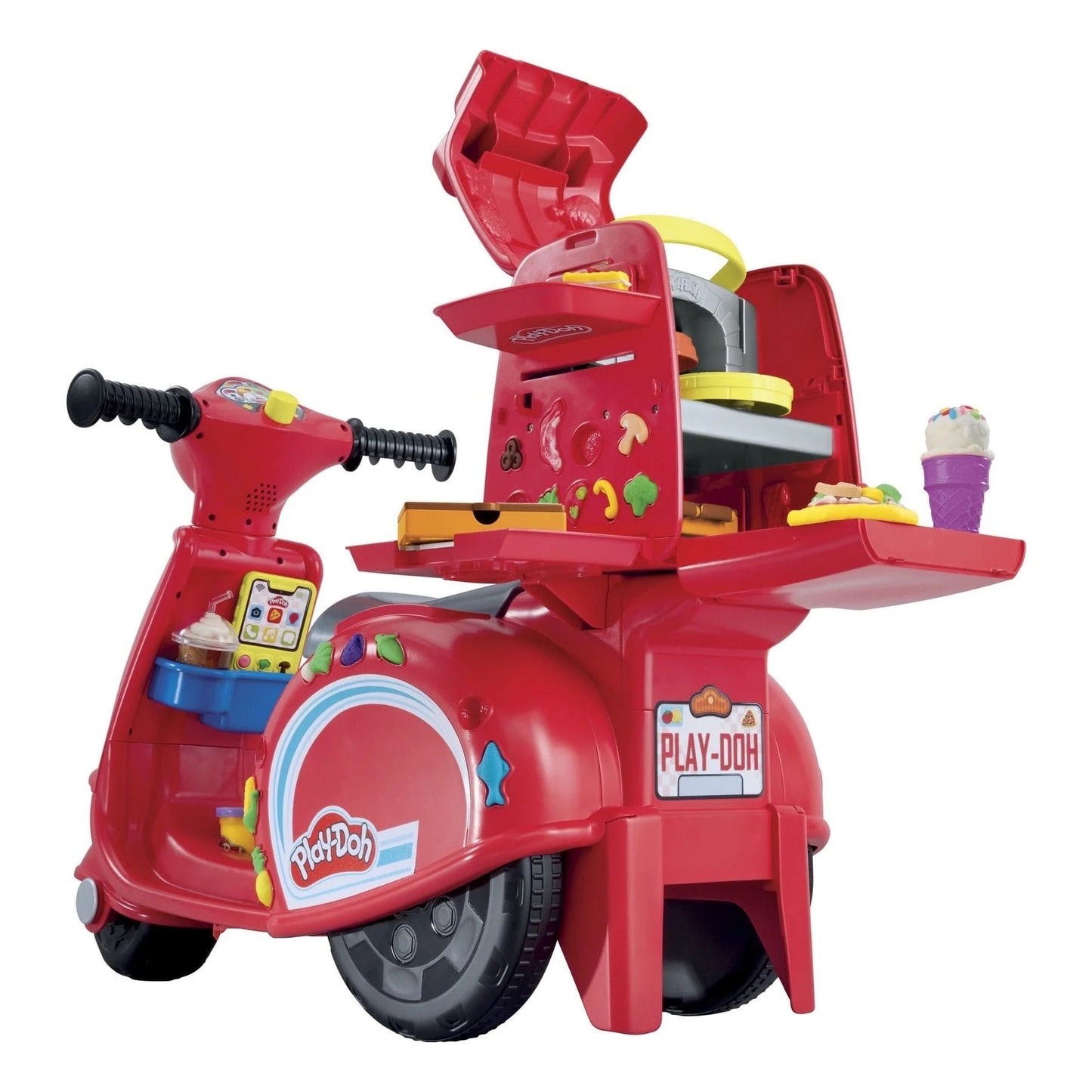Play-Doh Pizza Delivery Kids Scooter Playset