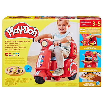 Play-Doh Pizza Delivery Kids Scooter Playset