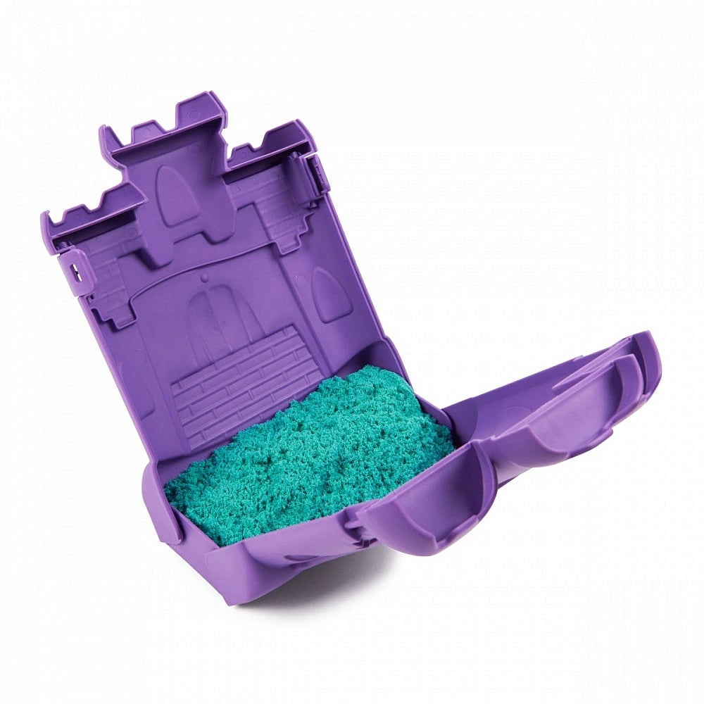 Kinetic Sand Castle Case with 1lb Teal Sand Kinetic Sand Castle Case with 1lb Teal Sand