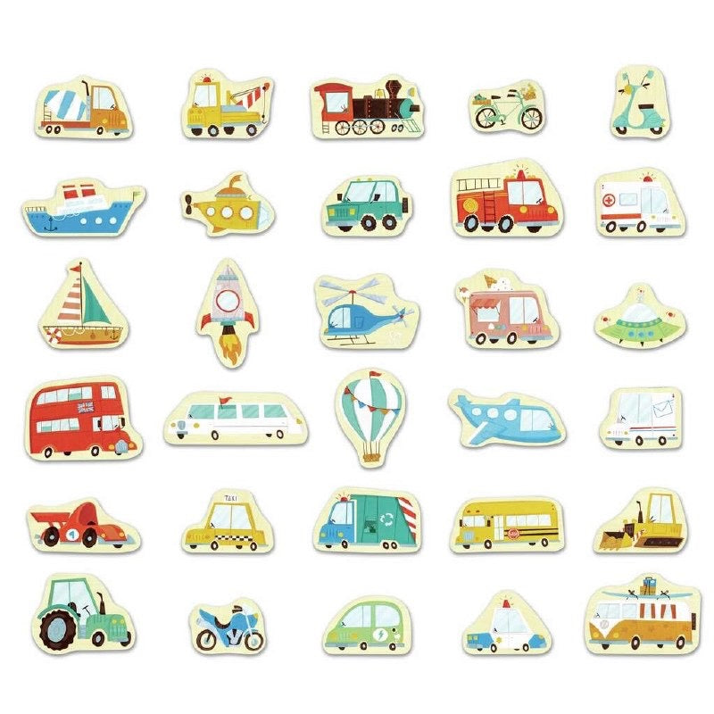 Hape - Magnetic Vehicles Set Hape - Magnetic Vehicles Set