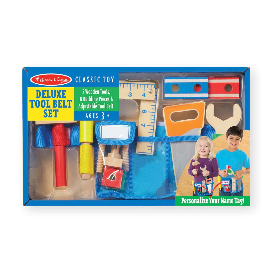 Melissa & Doug Deluxe Wooden Tool Belt Set Melissa & Doug Deluxe Wooden Tool Belt Set
