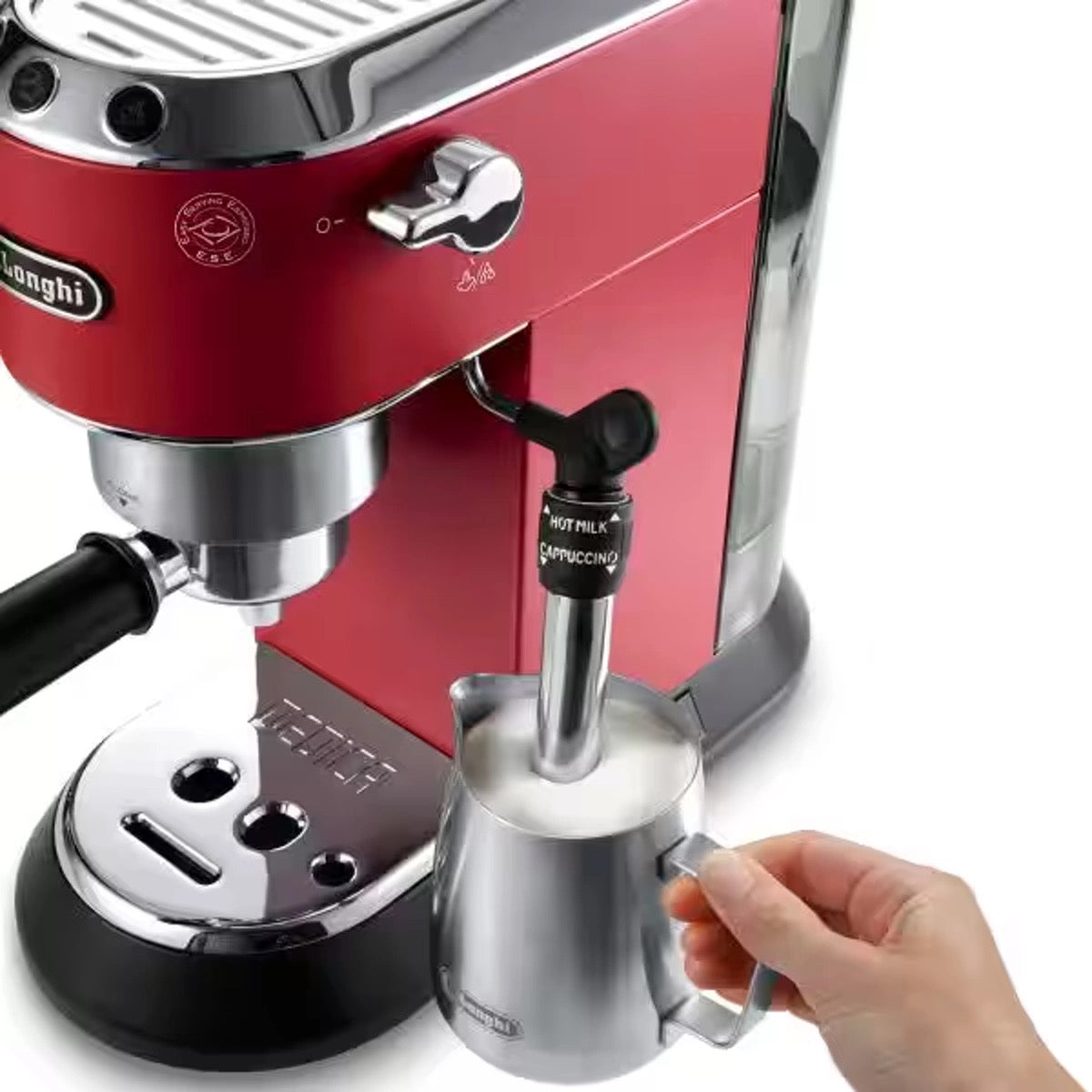 De'Longhi - DEDICA Pump Espresso Maker Red | EC685.R De'Longhi - DEDICA Pump Espresso Maker Red | EC685.R