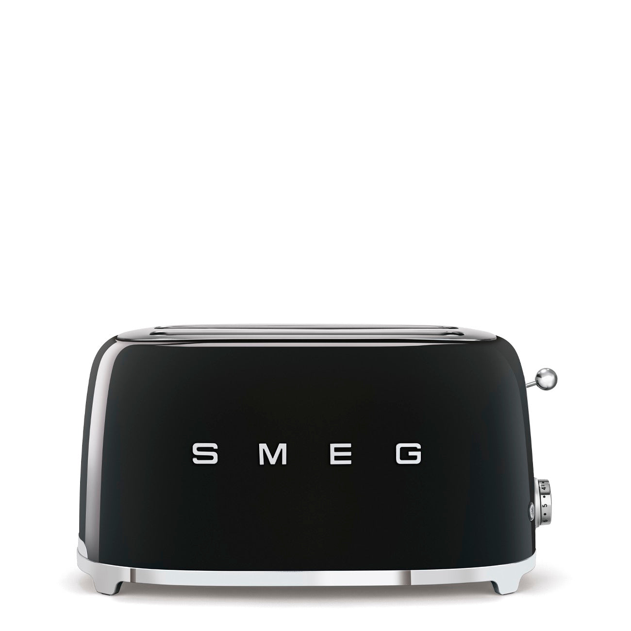 Smeg - Toaster | 2 Slots | Extra Wide | 50's Style Aesthetic | Black