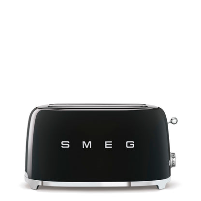 Smeg - Toaster | 2 Slots | Extra Wide | 50's Style Aesthetic | Black