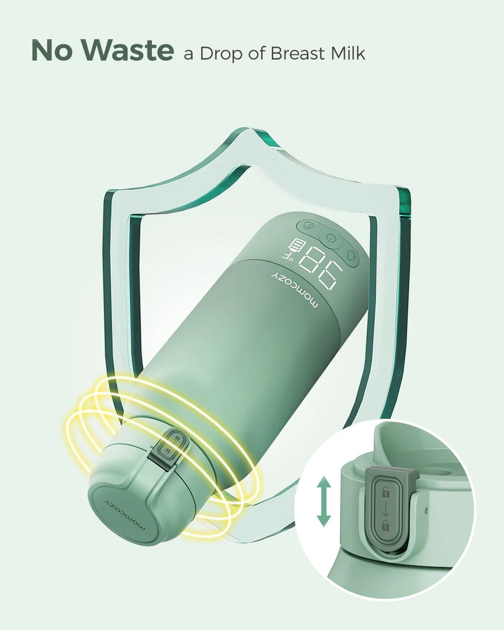 Momcozy - Portable Breast Milk & Water Warmer | 500 ml