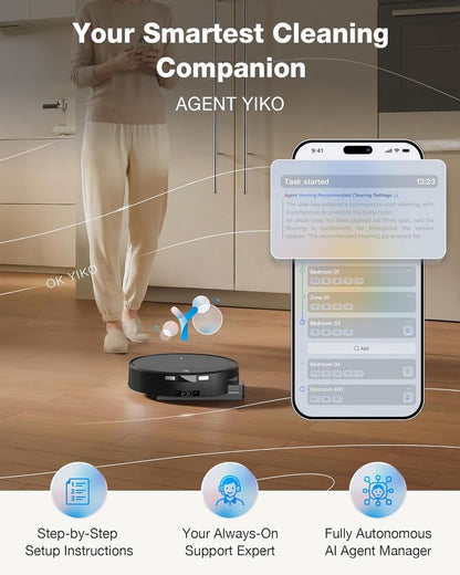 Ecovacs - DEEBOT T90 PRO OMNI Automated Vacuum Cleaner