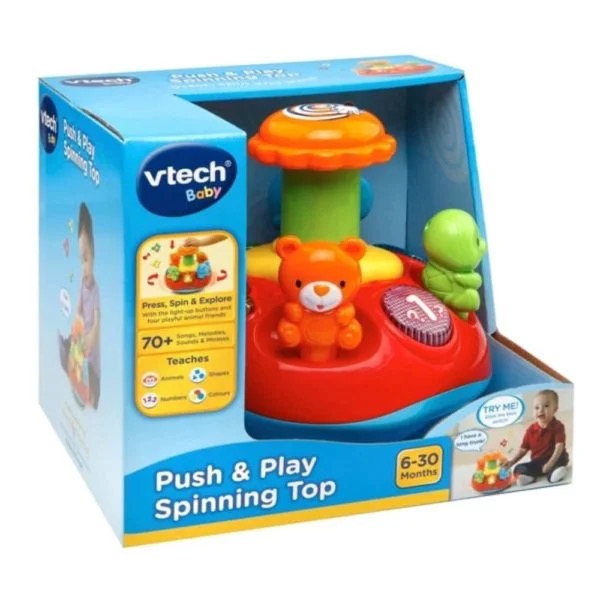 Vtech - Push & Play Spinning Top