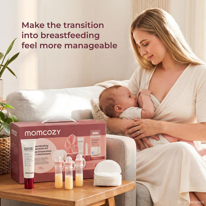 Momcozy - مجموعة لوازم الرضاعة الطبيعية