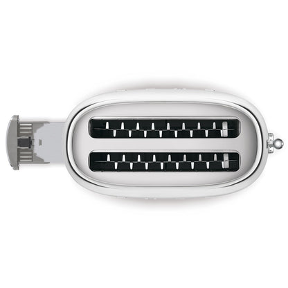 Smeg - Toaster | 2 Slots | Extra Wide | 50's Style Aesthetic | Steel