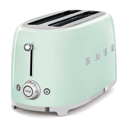 Smeg - Toaster | 2 Slots | Extra Wide | 50's Style Aesthetic | Pastel Green
