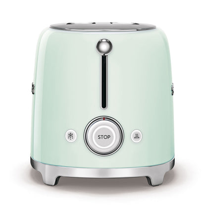 Smeg - Toaster | 2 Slots | Extra Wide | 50's Style Aesthetic | Pastel Green