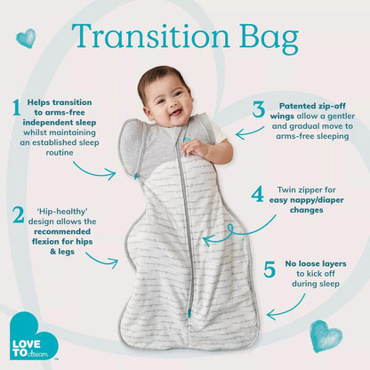 Love To Dream - Swaddle UP™ Transition Bag Stretch | 0.2 TOG | Olive | Medium