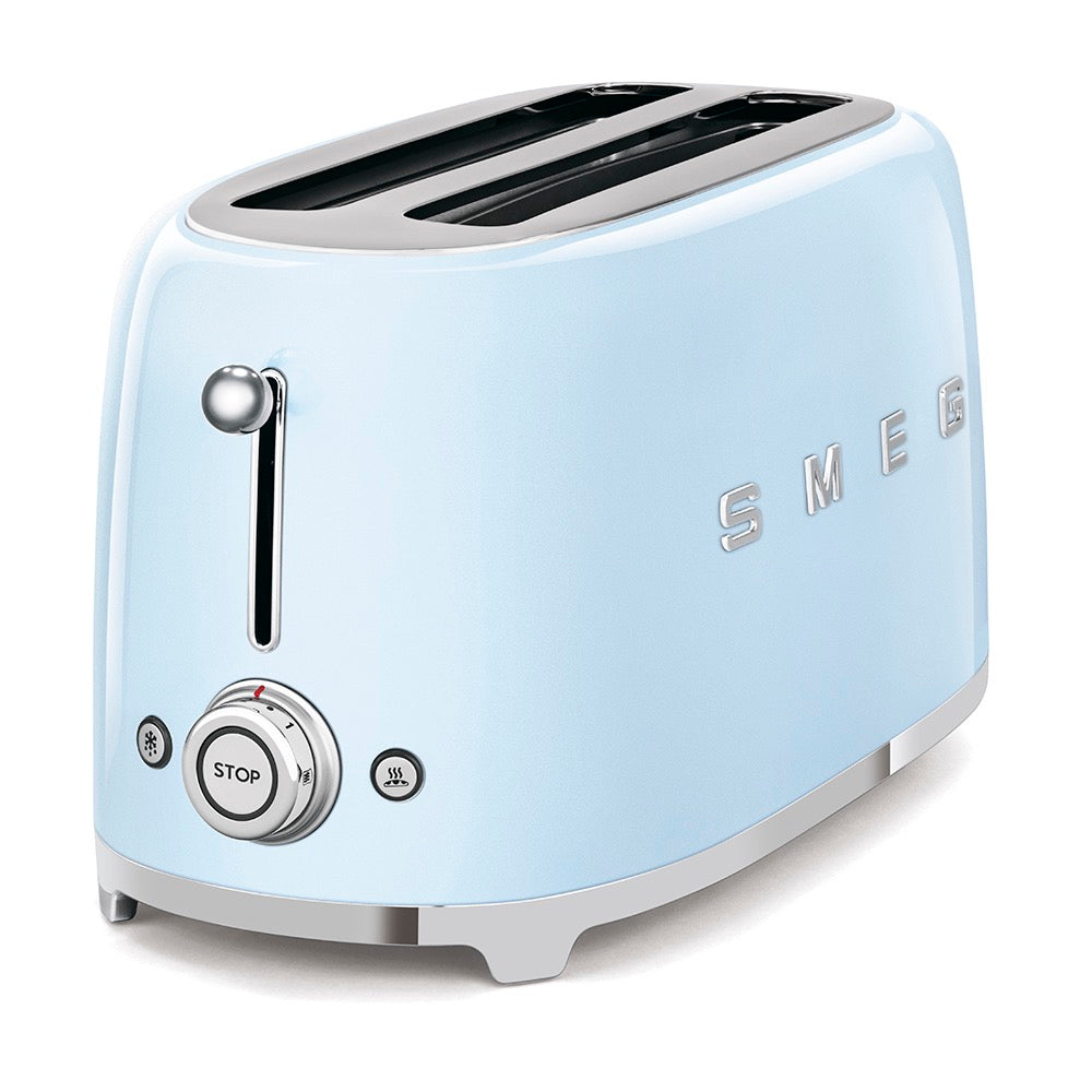 Smeg - Toaster | 2 Slots | Extra Wide | 50's Style Aesthetic | Pastel Blue Smeg - Toaster | 2 Slots | Extra Wide | 50's Style Aesthetic | Pastel Blue