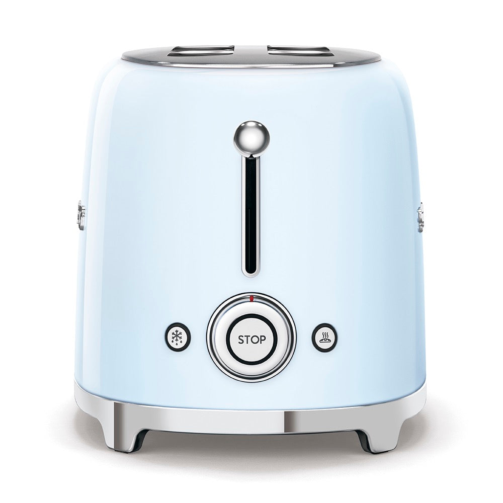 Smeg - Toaster | 2 Slots | Extra Wide | 50's Style Aesthetic | Pastel Blue Smeg - Toaster | 2 Slots | Extra Wide | 50's Style Aesthetic | Pastel Blue