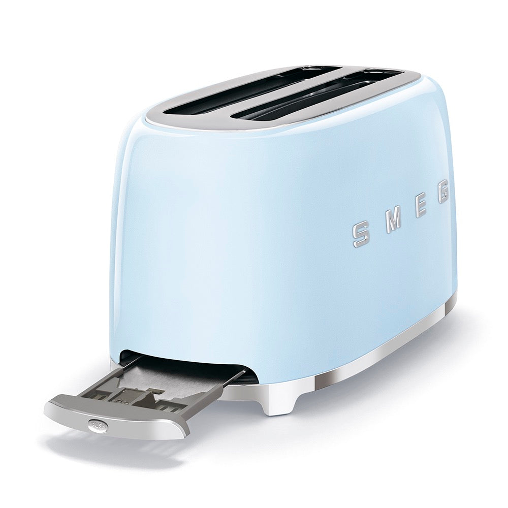 Smeg - Toaster | 2 Slots | Extra Wide | 50's Style Aesthetic | Pastel Blue Smeg - Toaster | 2 Slots | Extra Wide | 50's Style Aesthetic | Pastel Blue