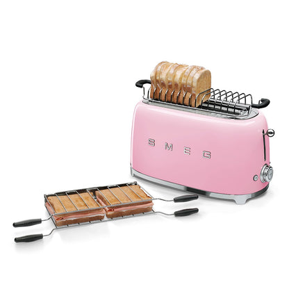 Smeg - Toaster | 2 Slots | Extra Wide | 50's Style Aesthetic | Pink
