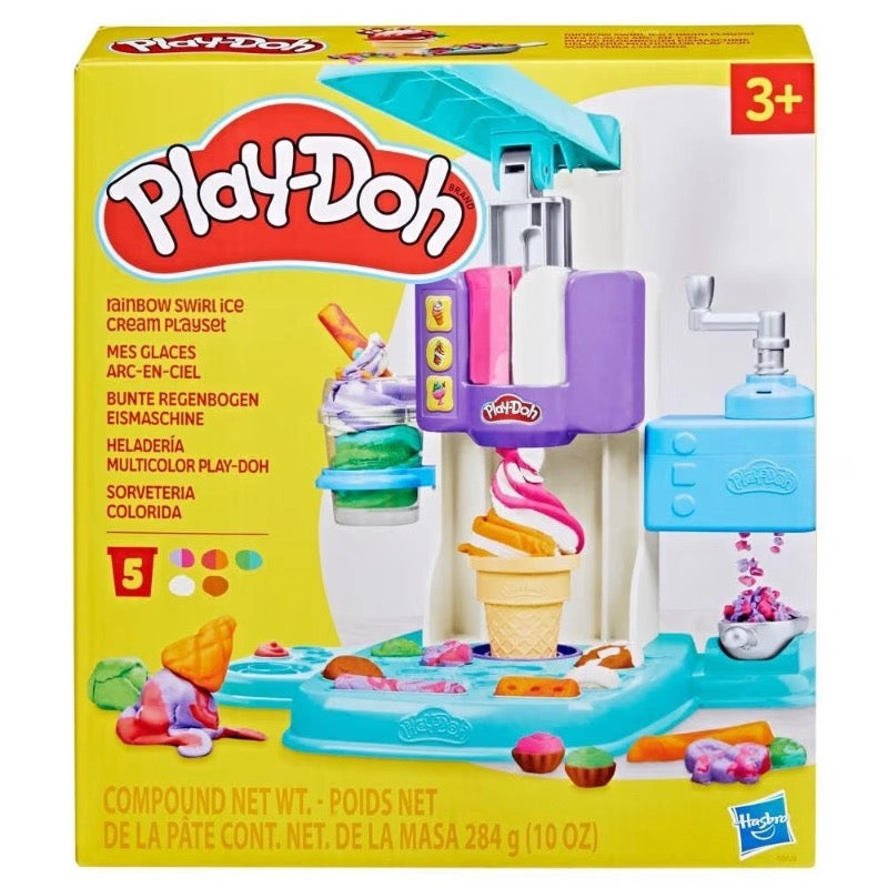 Play-Doh Rainbow Swirl Ice Cream Playset Play-Doh Rainbow Swirl Ice Cream Playset