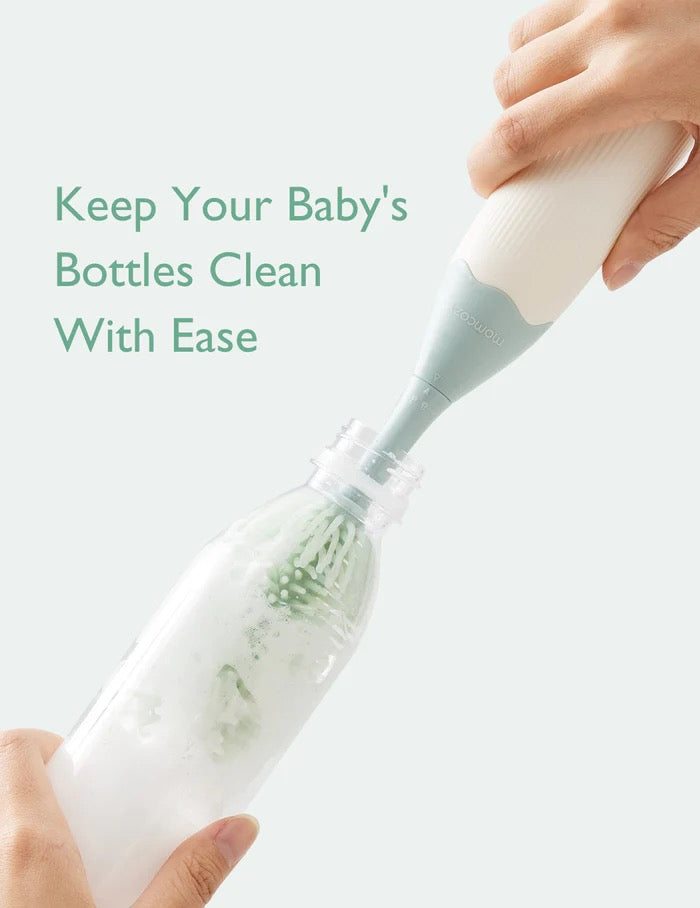 Momcozy - Bottle Brush Kit, Innovative Push-Press Design | Green