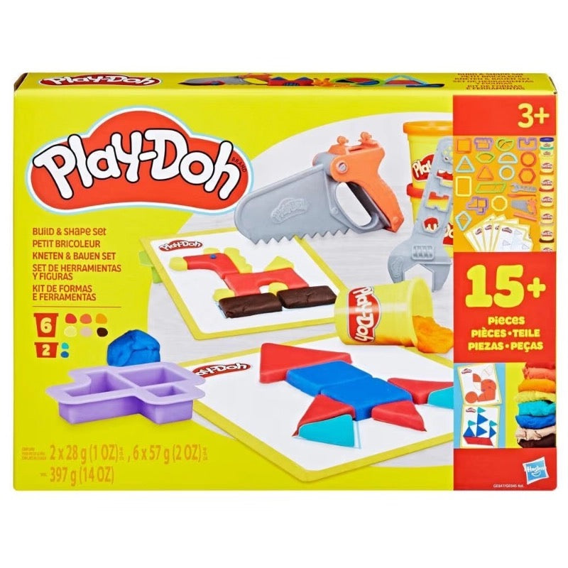 مجموعة ألعاب البلاستيسين Play-Doh Build & Shape