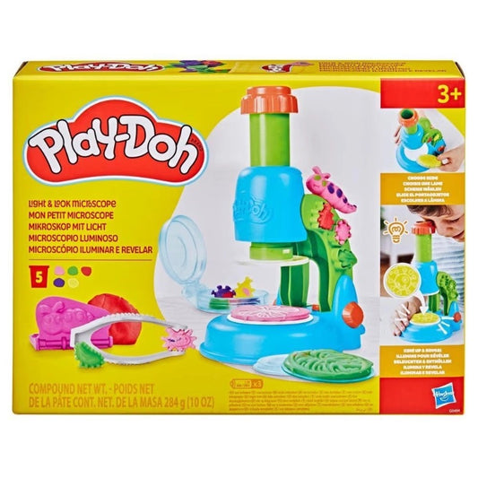 مجموعة ألعاب الميكروسكوب Play-Doh Light & Look