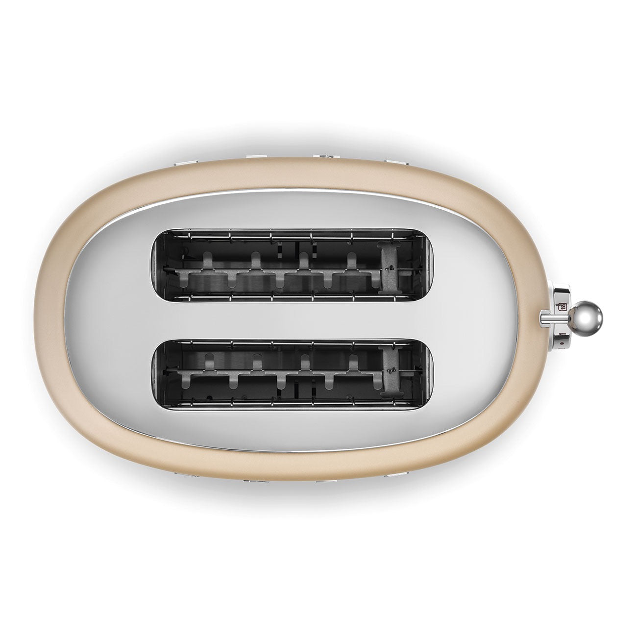 Smeg - Toaster | 2 Slots | 50's Style Aesthetic | Champagne